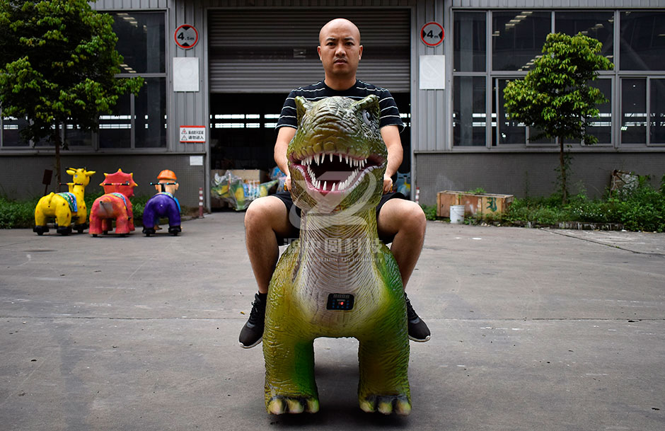 霸王龍童車，商場騎行霸王龍，霸王龍小車